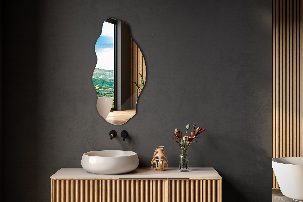 Specchio asimmetrico macchia 45x90