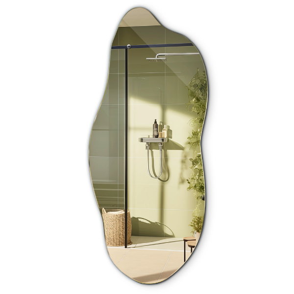 Specchio irregolare decorativo per il muro 35x80 cm