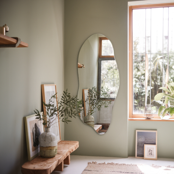Specchio forma irregolare moderno 45x100 cm