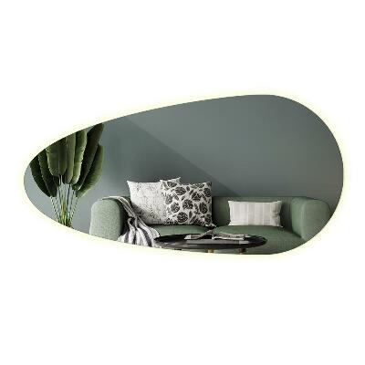 Specchio a goccia con led 50x100 cm