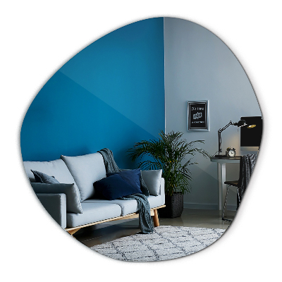 Specchio asimmetrico senza cornice 87x86 cm