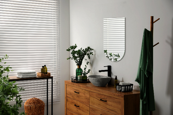 Specchio asimmetrico porticato 45x80 cm