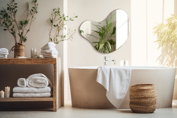 Specchio originale senza cornice 58x58 cm