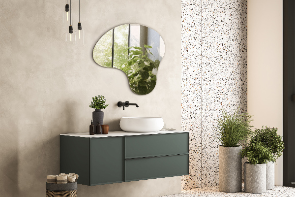 Specchio organico senza cornice 68x67 cm