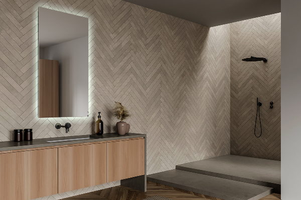 Specchio rettangolare decorativo con led 70x50 cm