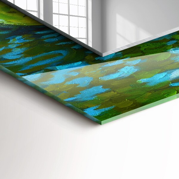 Specchio decoro Stagno con ninfee