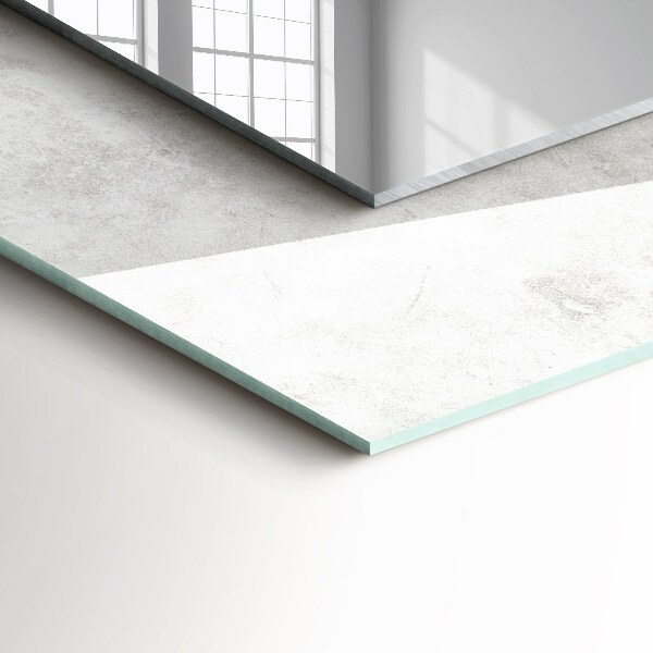 Specchio decoro Motivo a trama grigia