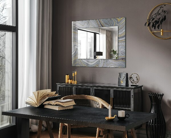 Specchio decoro Modelli astratti di marmo