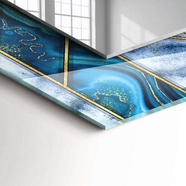 Specchio stampato Mosaico geometrico astratto