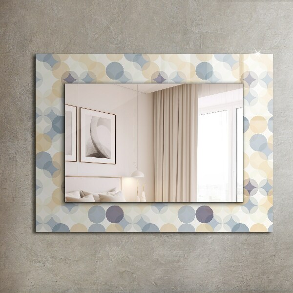 Specchio decoro Motivi circolari colorati