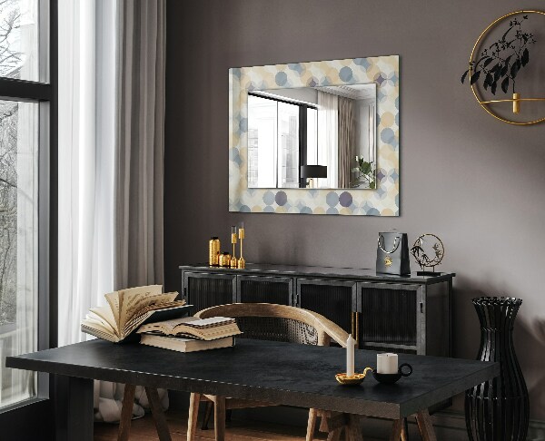 Specchio decoro Motivi circolari colorati