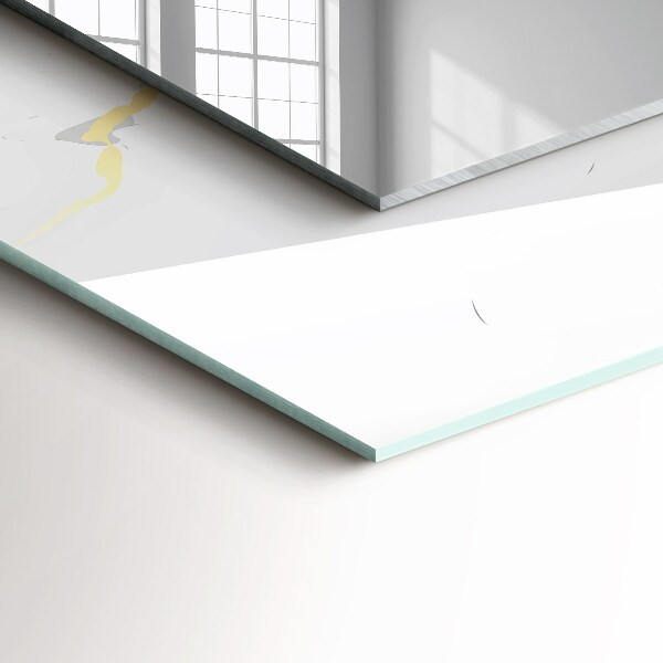 Specchio decoro Motivo di marmo bianco