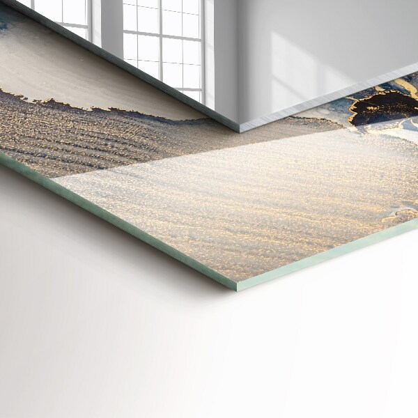 Specchio decoro Arte astratta blu