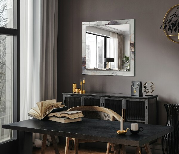 Specchio stampato Arte astratta marmo