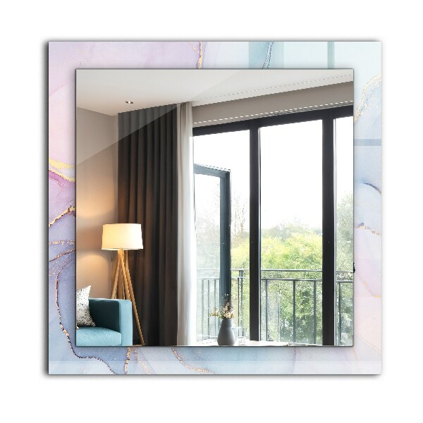 Specchio con cornice stampata Acquerello astratto