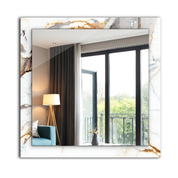 Specchio stampato Marmo con venature