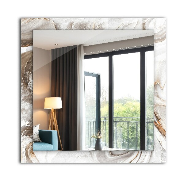 Specchio decoro Disegno astratto di marmo