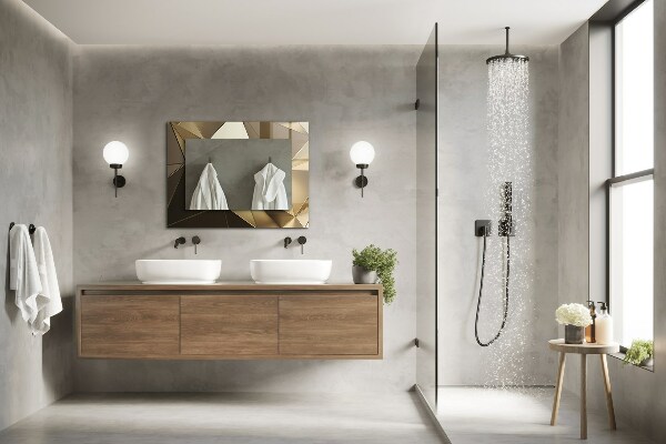 Specchio stampato Forme geometriche