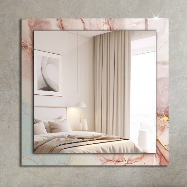 Specchio con cornice stampata Acquerello astratto