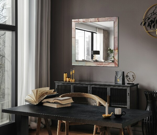 Specchio con cornice stampata Acquerello astratto