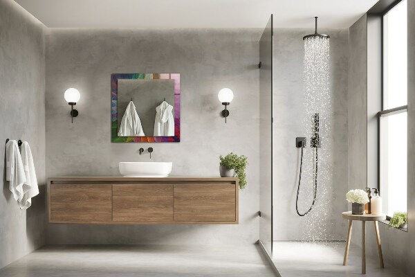 Specchio decoro Spirale astratta colorata