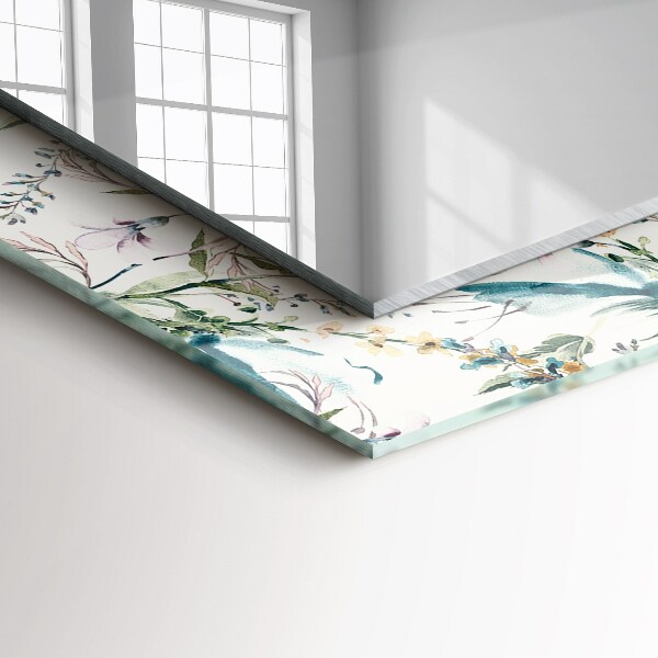 Specchio decoro Motivo floreale ad acquerello