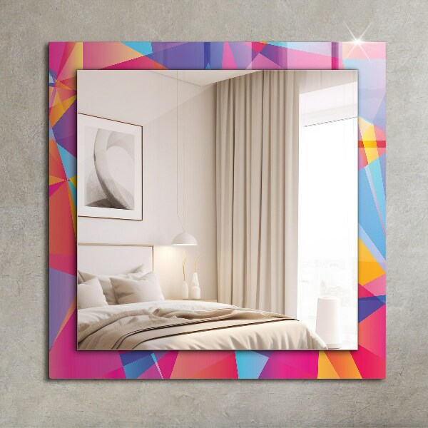 Specchio decoro Motivi geometrici colorati