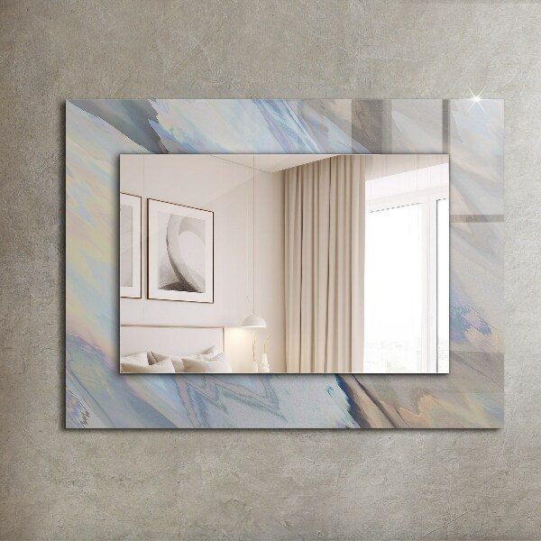 Specchio con cornice stampata Disegni astratti colorati