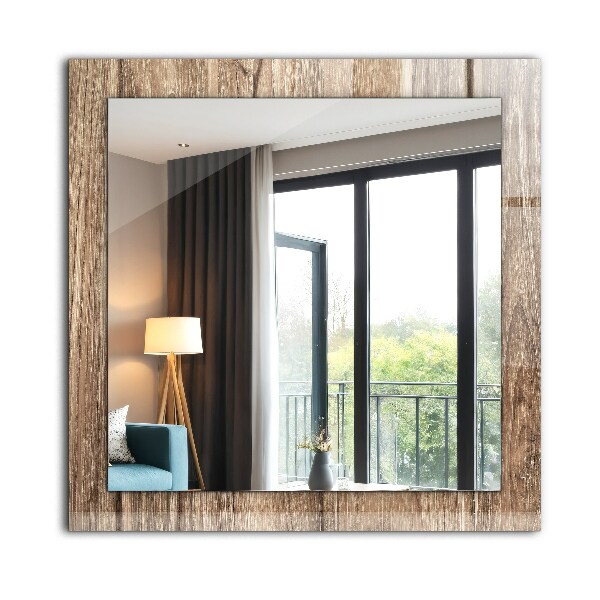 Specchio decoro Pavimento a listoni di legno