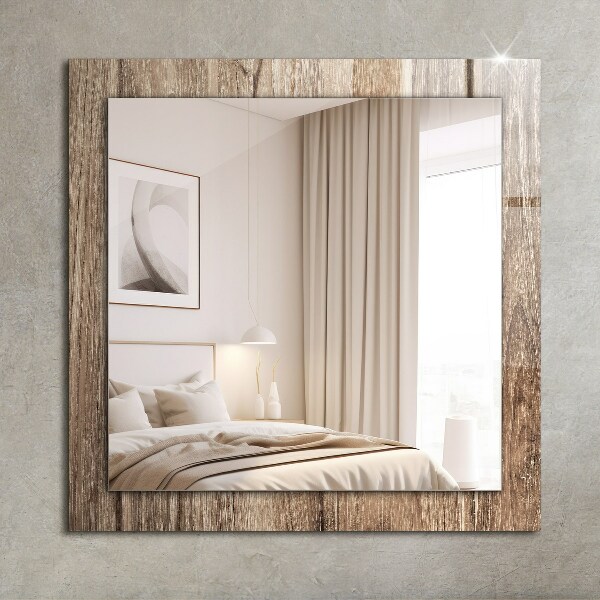 Specchio decoro Pavimento a listoni di legno