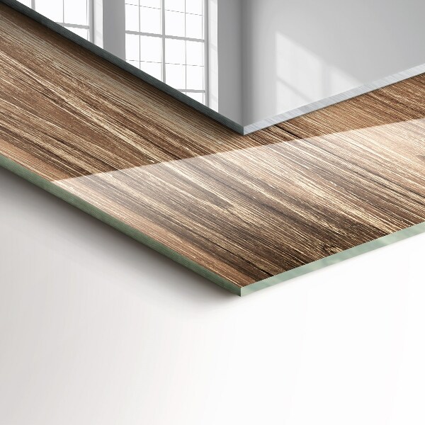 Specchio decoro Pavimento a listoni di legno