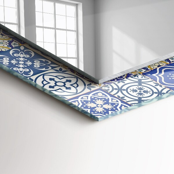 Specchio stampato Piastrelle di mosaico colorate