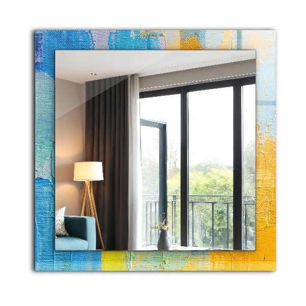 Specchio decoro Pittura ad olio astratta