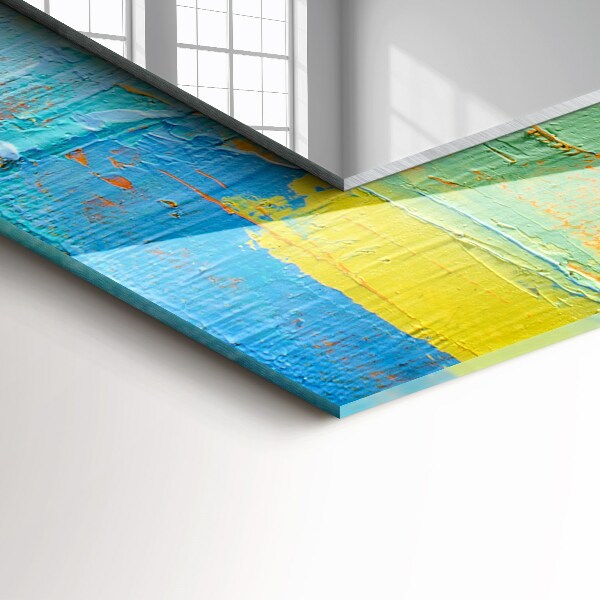 Specchio decoro Pittura ad olio astratta