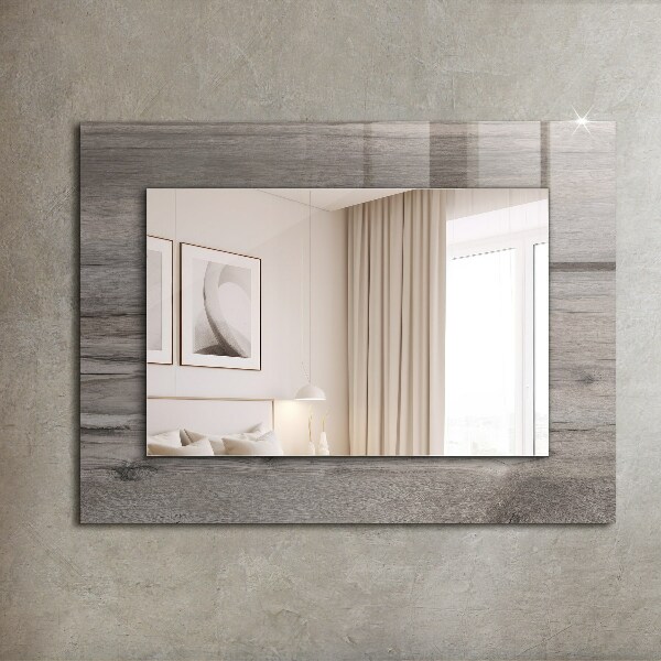Specchio decoro Struttura di una tavola di legno