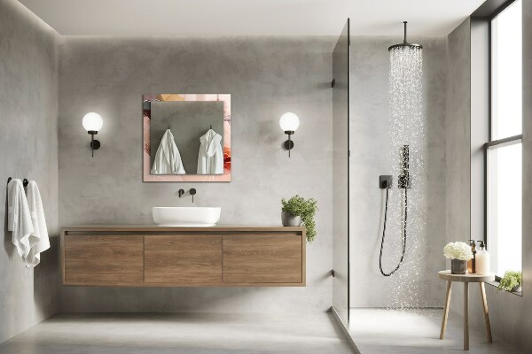 Specchio stampato Motivi floreali astratti