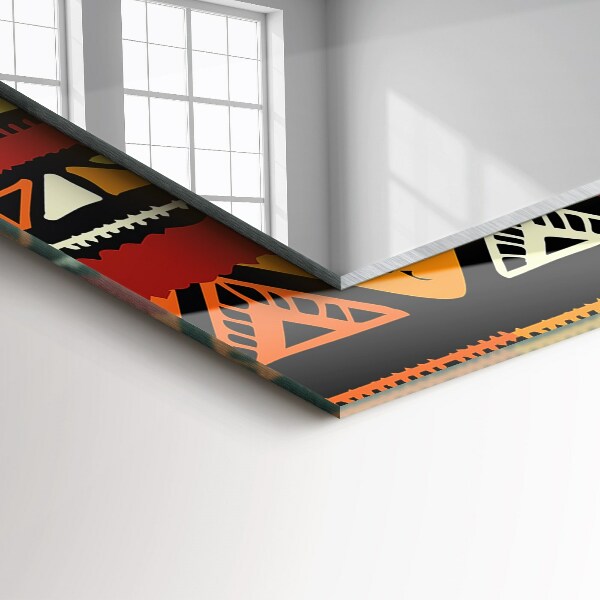 Specchio decoro Motivo etnico colorato