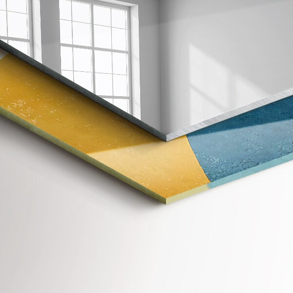 Specchio con cornice stampata Motivi astratti colorati