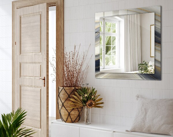 Specchio decoro Onde di colore astratte