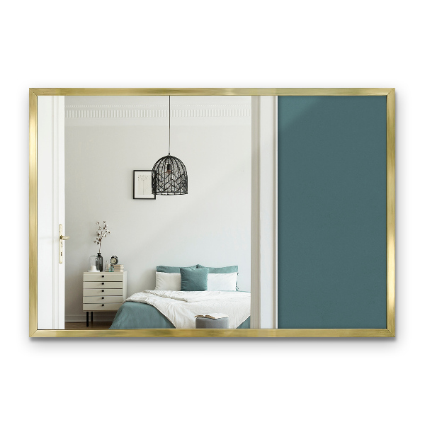 Specchio tradizionale da parete con cornice oro 60x40 cm