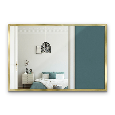 Specchio da parete tradizionale con cornice oro 60x40 cm