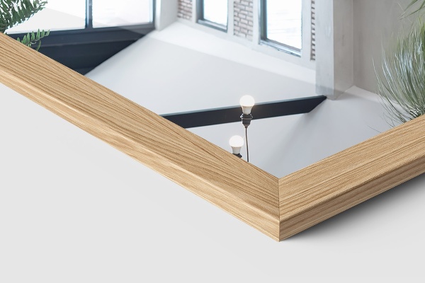 Specchio da terra rovere 36x156 cm