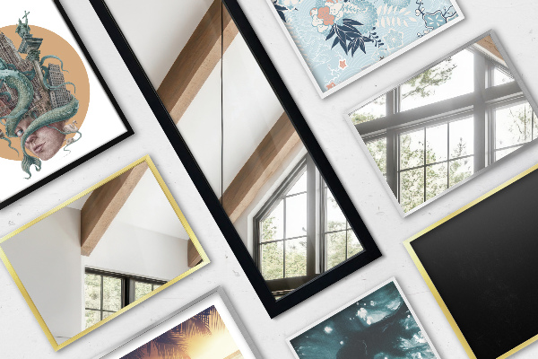 Specchio da terra rovere 36x156 cm