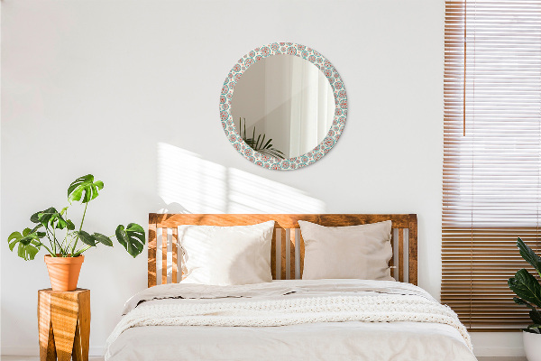 Specchio tondo decoro Modello Boho