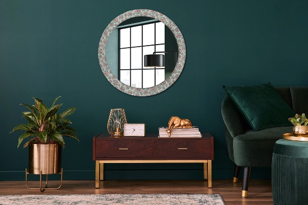 Specchio tondo decoro Modello Boho