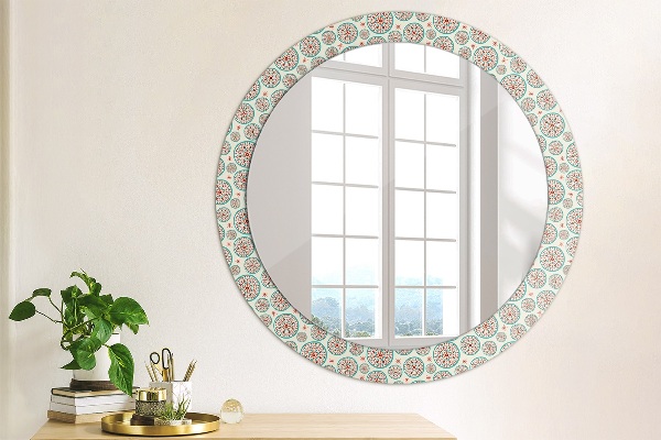 Specchio tondo decoro Modello Boho
