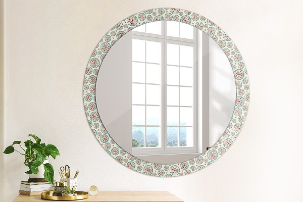 Specchio tondo decoro Modello Boho
