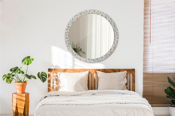 Specchio tondo decoro Modello Boho