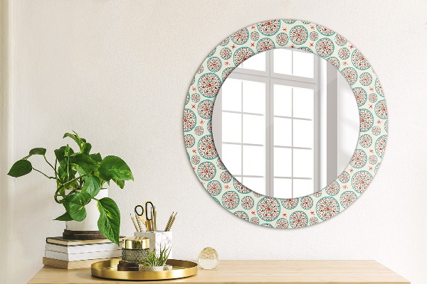 Specchio tondo decoro Modello Boho