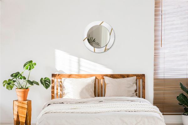 Specchio tondo decoro Composizione lineare